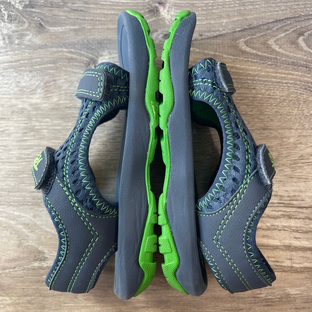 Teva Psyclone 4 Size 10T Grey Green Mesh Water Sandals 1019538T